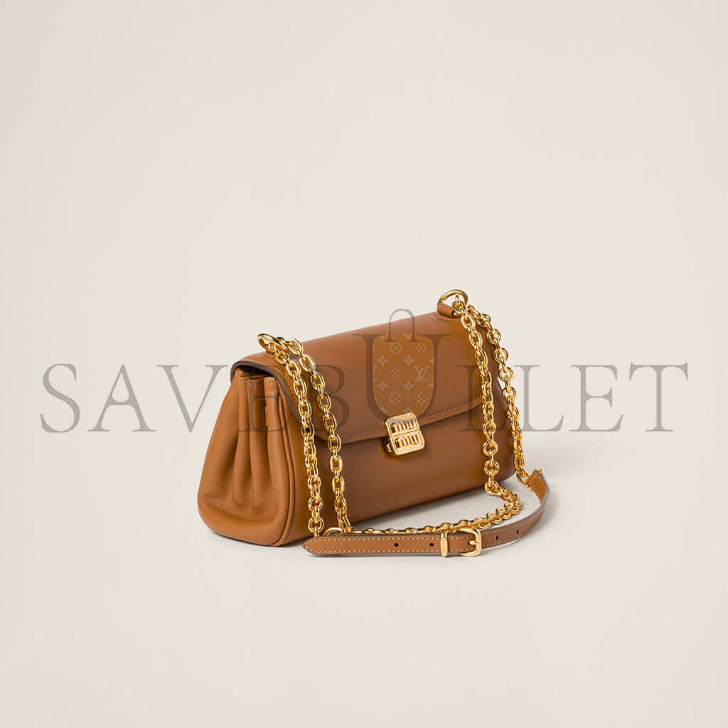 MIU MIU LEATHER SHOULDER BAG 5BD266 (24*14*7.5cm) MIU MIU LEATHER SHOULDER BAG 5BD266 (24*14*7.5cm)